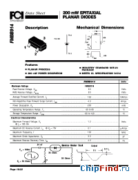 Datasheet FMBB914 manufacturer FCI